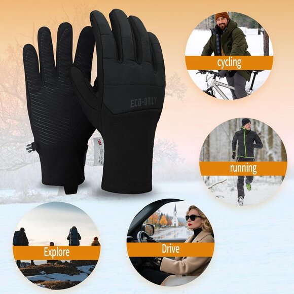 ⚡Eco daily Touchscreen Gloves Windproof Non Slip Grip Lightweight Winter Driv - Picture 6 of 7